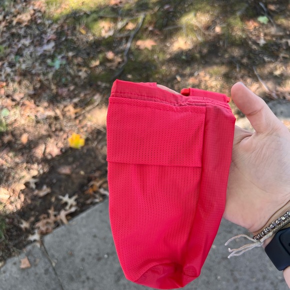 Hydro flask- water bottle holder!! red, has a little pouch on the back! - Picture 3 of 3